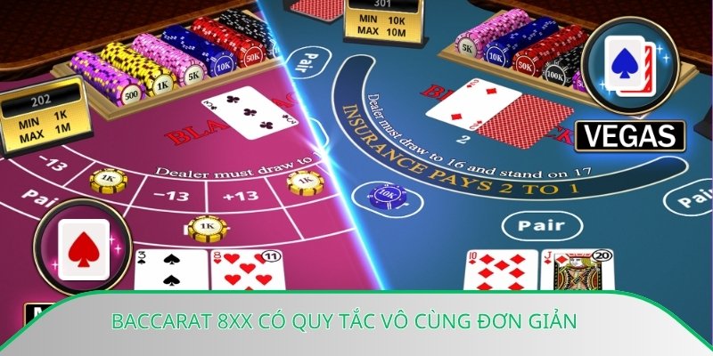 Tham gia chơi Baccarat 8xx với thao tác đơn giản