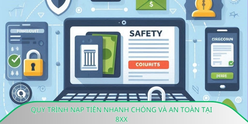 Quy trình nạp tiền nhanh chóng và an toàn tại 8xx